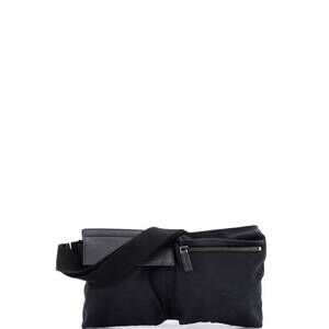 Gucci Vintage Double Belt Bag Gg Canvas #222673G84B